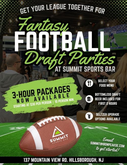 DRAFT PARTIES FLYER